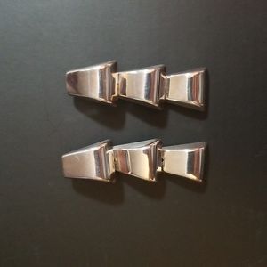 CLIP ON sterling silver earrrings